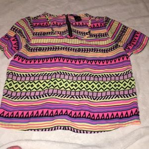 Aztec pattern shirt